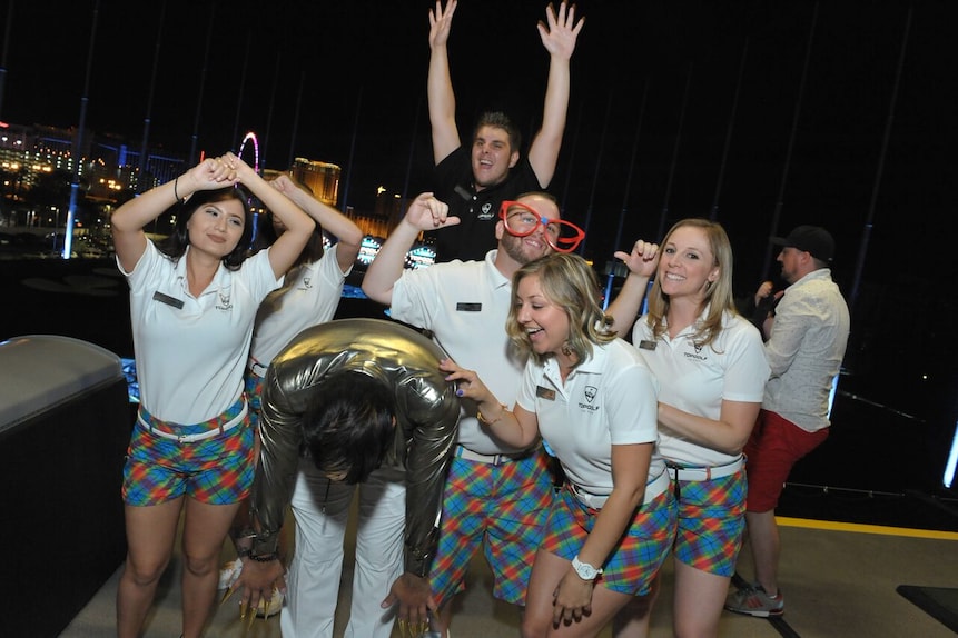 Here's what it's like to party at Topgolf Las Vegas Courses Golf Digest